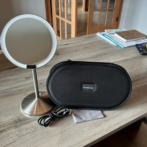 Simplehuman Foldable Sensor LED Travel Mirror